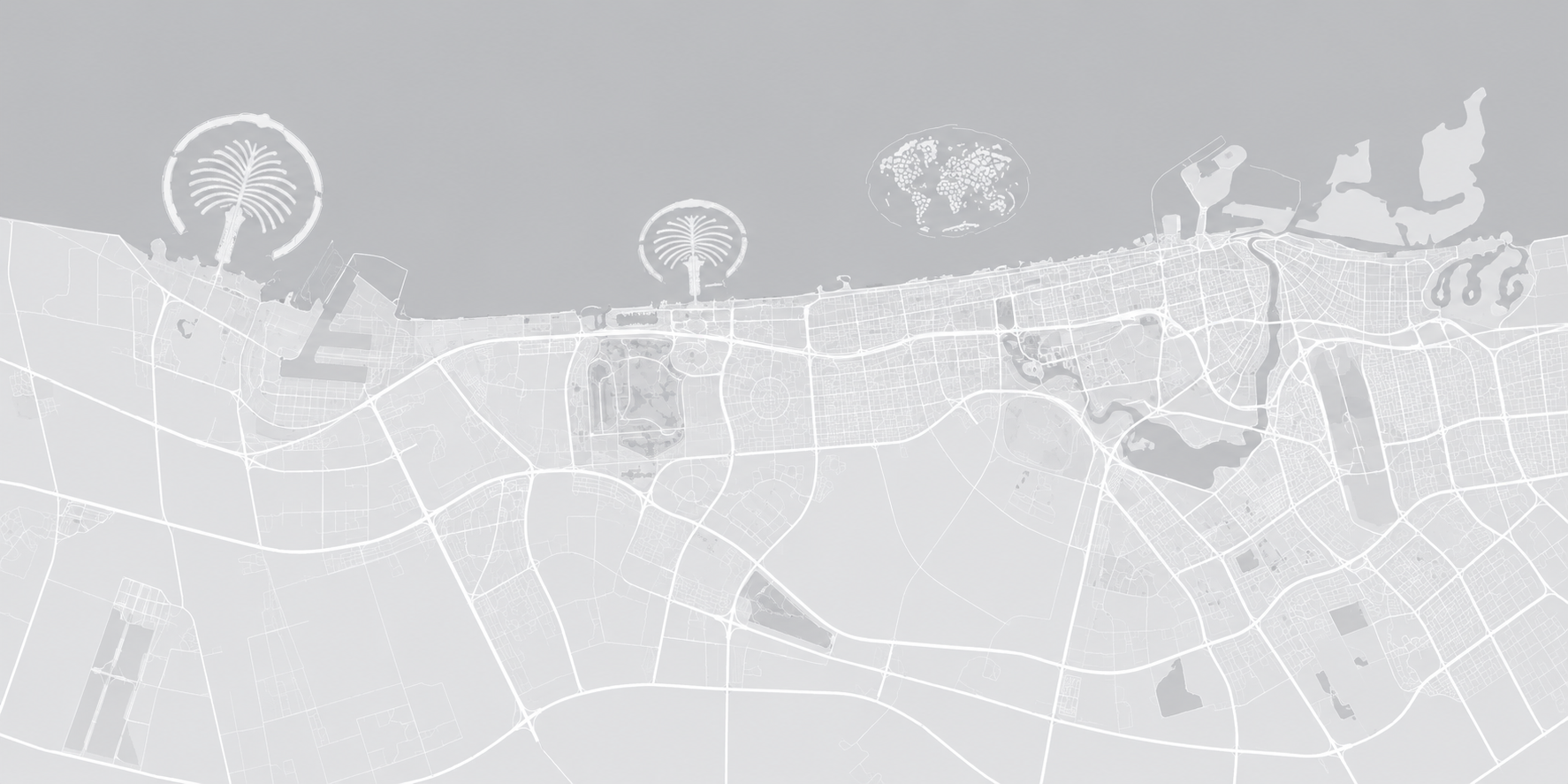Dubai map showing Ittisal energy consulting presence